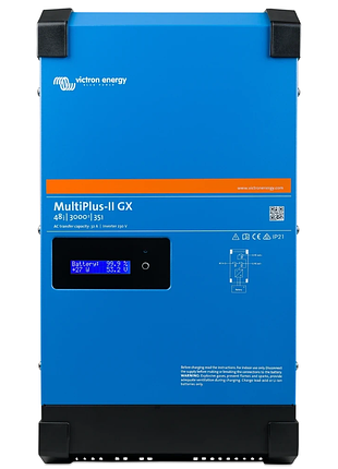 Инвертор victron energy multiplus-ii gx 48/3000/35-32 однофазный чистая синусоида