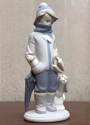 Фарфорова статуетка lladro «дитяча зима».