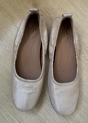Шкіряні балетки clark’s, 40 розмір 9