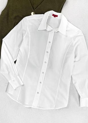 Біла сорочка hugo boss 100% бавовна  розмір 10(38) s-m