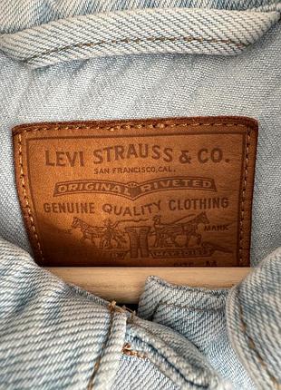 Джинсова куртка levi's світло-блакитна 4