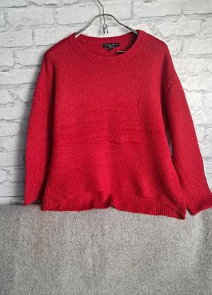 Яркий женский свитер бренда amisu (линейка knitwear) оверсайз