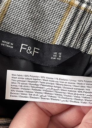 Спідниця в клітинку f&f р.m/l 10