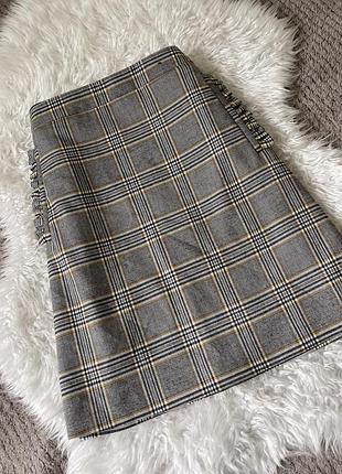 Спідниця в клітинку f&f р.m/l
