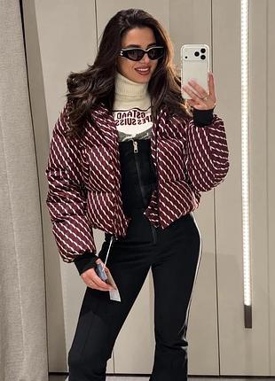 Куртка пуховик zara ski