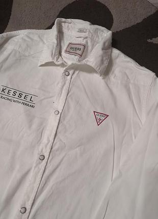 Рубашка котон guess , розмір xl