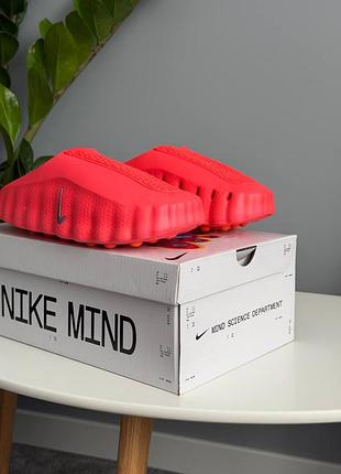 Шлепацные nike mind 001 slide solar red 2