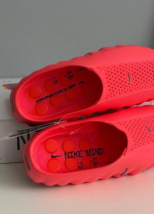 Шлепацные nike mind 001 slide solar red 3