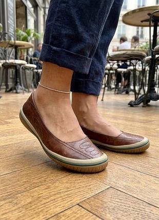 Кожаные туфли/слипоны бренда merrell (модель merrell luna)