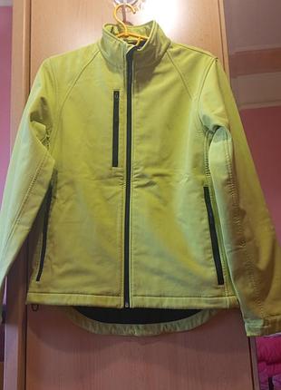 Яркая подростковая куртка softshell jerzees, размер 140 (xs) унисекс 4