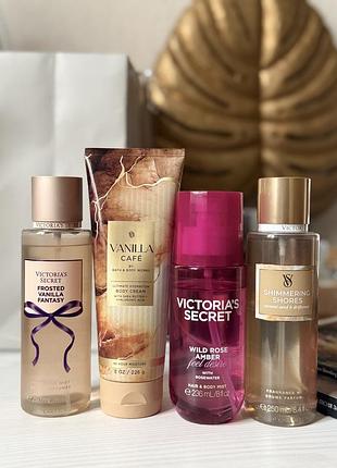 Набір парфумованих засобів victoria's secret та bath & body works для жінок