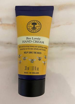 Крем для рук neal's yard remedies bee lovely hand cream 30 мл