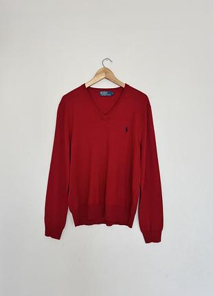 Джемпер polo ralph lauren червоний 2