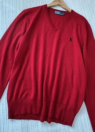 Джемпер polo ralph lauren червоний 5