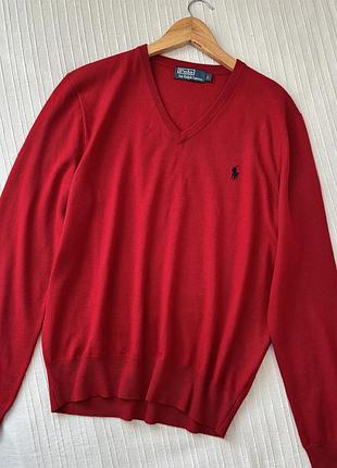 Джемпер polo ralph lauren червоний 4