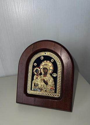 Ікона пресвятої богородиці золото та срібло