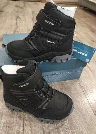 Черевики дитячі geox зимові чорні р. 25