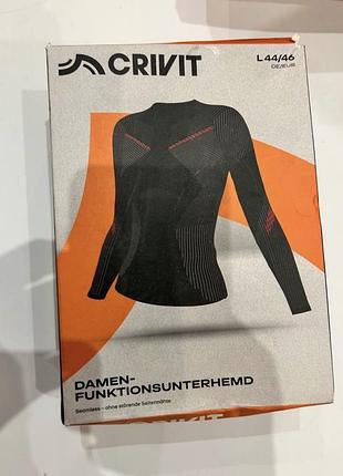 Женское зональное термобелье crivit термокофта термореглан бесшовный спортивный лонгслив для лыж бега белье германия новый