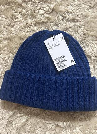 Вʼязана шапка біні h&m