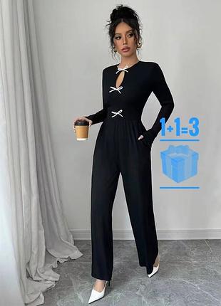 🥰комбінезон з бантиками shein l