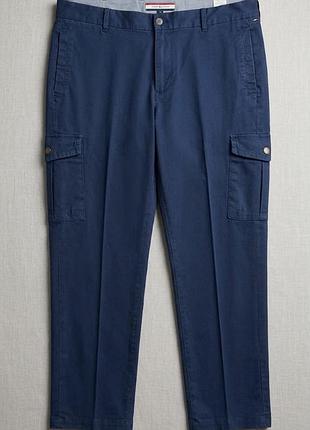 Чоловічі штани карго tommy hilfiger slim fit оригінал (розмір 54-56 / 3xl, на зріст 168-174 см)