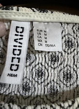 🥰костюм топ + брюки h&m m 7