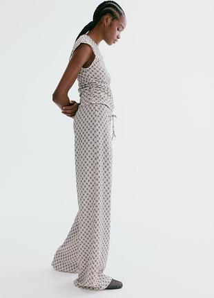 🥰костюм топ + брюки h&m m 2