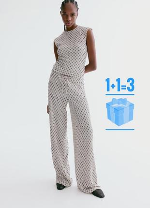 🥰костюм топ + брюки h&m m