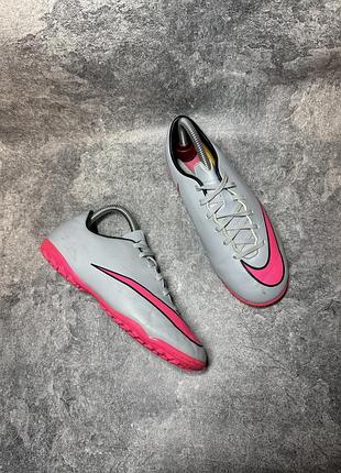 Оригінальні футбольні сороконожки  бампи/футзалки nike mercurial victory v ic