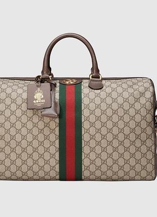 Велика дорожня сумка у стилі gucci savoy