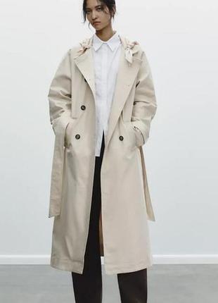 Молочний тренч primark міді (розмір uk 10 / eur 38 / наш m)