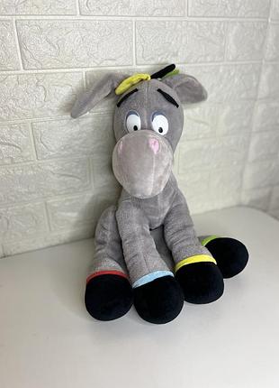 М'яка іграшка ослик amek toys (із кольоровими копитцями)