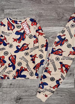 Пижамный велюровый комплект spiderman