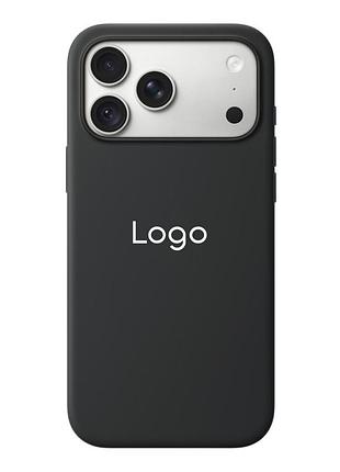 Чохол silicone case with magsafe ic для iphone 18 pro max black