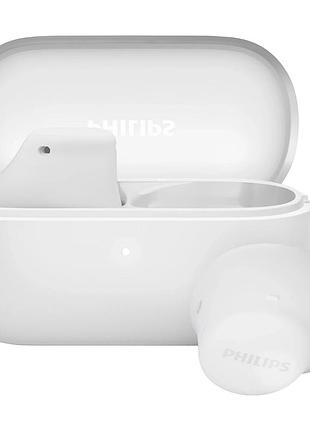 Наушники philips tat2149 tws беспроводные bluetooth 5.4 сенсорное управление white (tat2149wt/00)