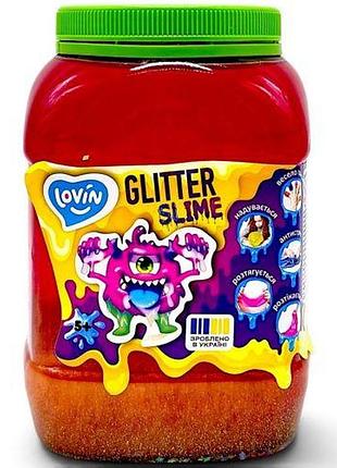 Слайм-антистрес "lovin: big slime", 1150 мл, червоній
