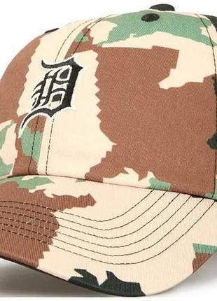 Бейсболка 47 brand detroit tigers digital star dgtcu09pts-bw