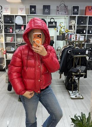 Куртка червона желетка
