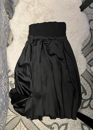 Маленька чорна сукня-бюстьє h&m / hennes (розмір s / 36 / 8)