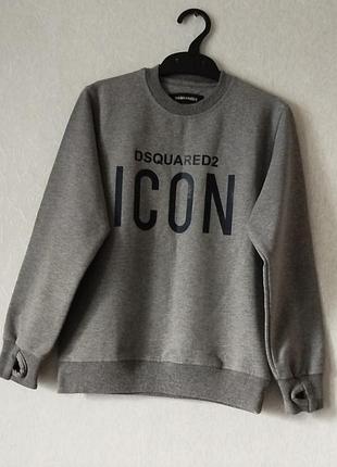 Дитячий світшот dsquared2  з написом icon в ідеалі