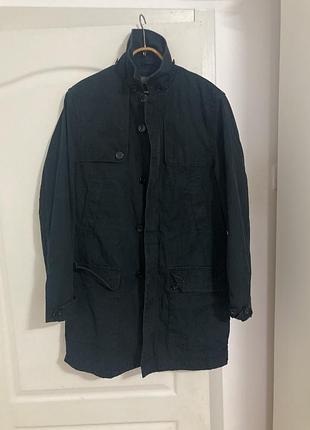 Плащ чоловічий h&m чорний розмір l