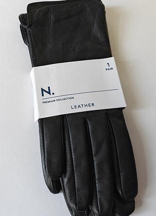 Новые кожаные перчатки next premium collection (размер m).