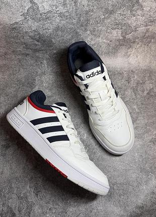 Оригінальні чоловічі кросівки adidas hoops 3.0 low