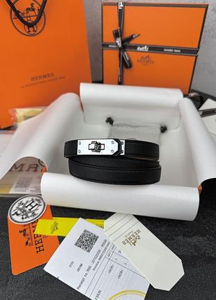 Hermes black silver
