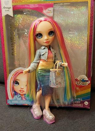 Лялька rainbow high slime kit amaya рейнбоу хай слайм амайя.