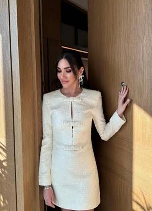 Платье 👗 букле с бантиками