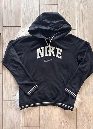 Жіноче худі nike чорне з капюшоном