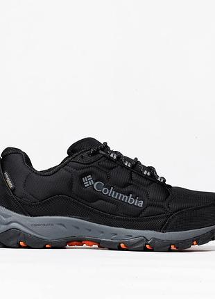 Columbia firecamp fleece gore-tex black grey orange