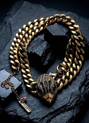 Колье eagle head интерпретация kurt geiger, орел
