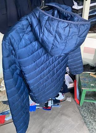 Чоловіча стьобана куртка ellesse core lombardy padded jacket у синьому кольорі 3